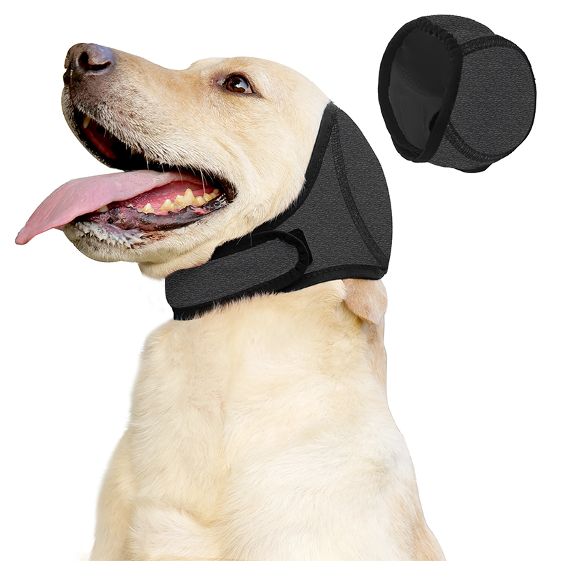 🐾🐶【Aanbieding】🏊‍♂️Honden Oorkap tegen Angst & Water | Neopreen | Dempend🔇💧