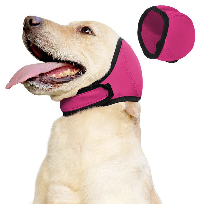 🐾🐶【Aanbieding】🏊‍♂️Honden Oorkap tegen Angst & Water | Neopreen | Dempend🔇💧