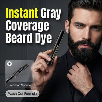 🧔 50% korting! Baard- en wenkbrauwverf – dekt grijs haar direct, verdikt de baard & natuurlijk zwart pigment. 12 ml – compact voor snelle touch-ups! ✨💪