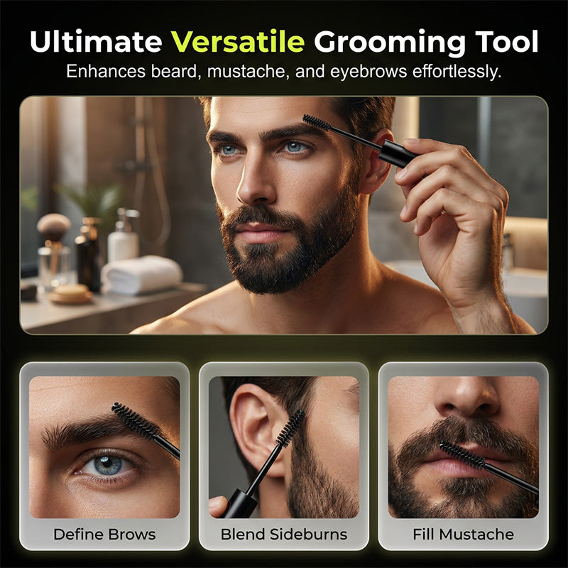 🧔 50% korting! Baard- en wenkbrauwverf – dekt grijs haar direct, verdikt de baard & natuurlijk zwart pigment. 12 ml – compact voor snelle touch-ups! ✨💪