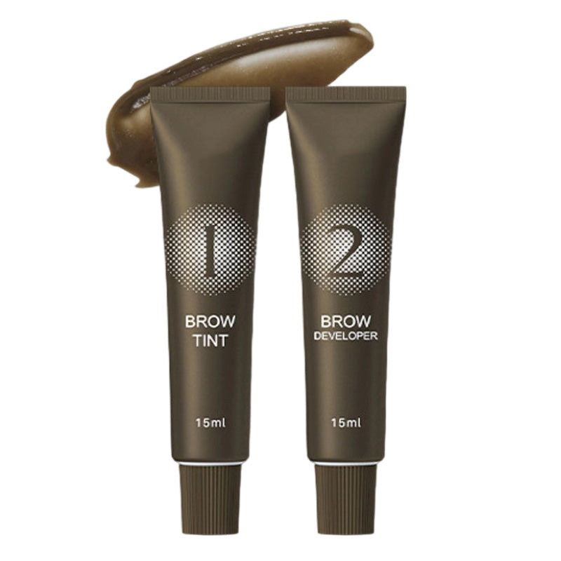 2-in-1 set voor het verven van wimpers en wenkbrauwen