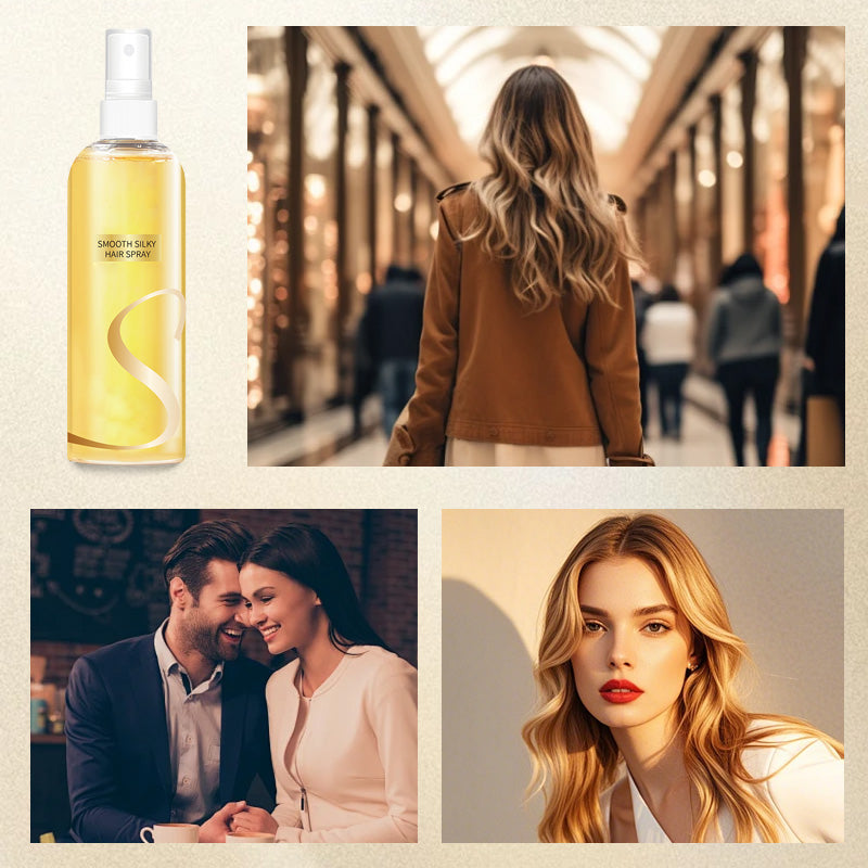 ✨ 50% korting! Leave-in haarolie spray – anti-kroes, langdurige bloemige geur & herstelt beschadigd haar. Zijdezacht & glanzend – 100 ml! 💇‍♀️🌸