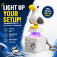 ⏰🎁Mine Little Bird: elektronisch sleutelhanger met licht en spraakactivering: creatieve sleutelhanger in de vorm van een eend die afspeelt als je erin knijpt
