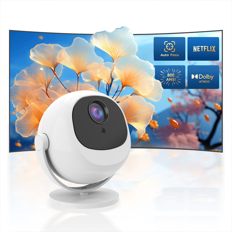⏰Limited Hot Sales - 50% OFF🔥360° Portable Smart HD Projector⚽ Football Night Just Got CRAZY📺