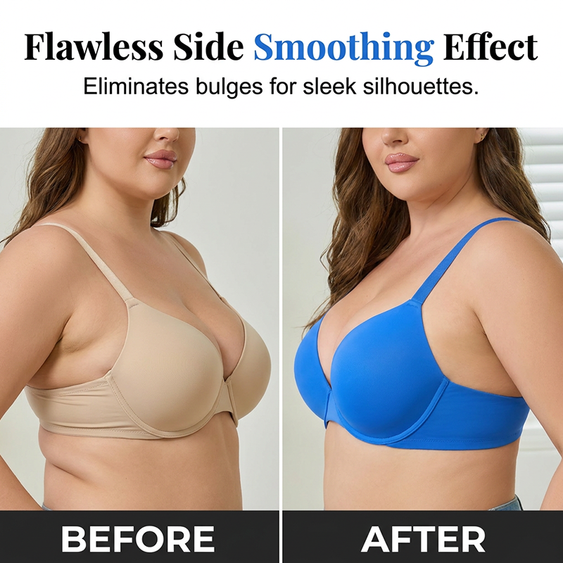 🏆 Smooth & supportive plus size bh – naadloos, zacht en comfortabel, ideaal voor dagelijks gebruik en alle outfits.