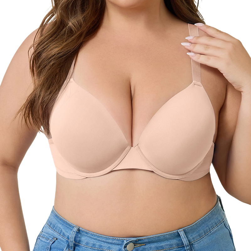 🏆 Smooth & supportive plus size bh – naadloos, zacht en comfortabel, ideaal voor dagelijks gebruik en alle outfits.