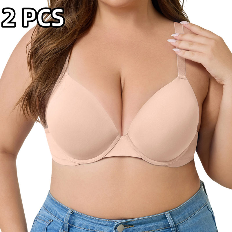 🏆 Smooth & supportive plus size bh – naadloos, zacht en comfortabel, ideaal voor dagelijks gebruik en alle outfits.