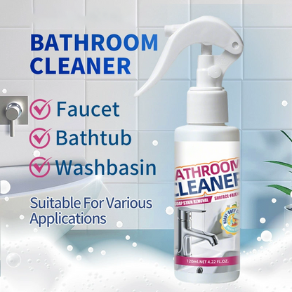 🚿 50% korting! Krachtige badkamerreiniger – verwijdert kalk, zeepresten & hardwatervlekken. Spray, wacht & veeg – geen hard schrobben nodig! ✨🧴
