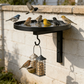 📢📢50% OFF !!!⏰Wall-Mounted Metal Bird Bath – Antique Bronze Finish 🐦🛁🧱🏡