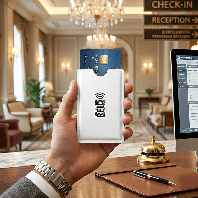 🔥50K+ VERKOCHT | 50% KORTING🔒RFID Blokkerende Kaarthoesjes, Bescherm Tegen Kaartdiefstal💳