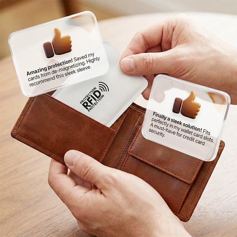 🔥50K+ VERKOCHT | 50% KORTING🔒RFID Blokkerende Kaarthoesjes, Bescherm Tegen Kaartdiefstal💳