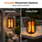 🏮✨ 50% KORTING! Warm, flikkerend vlammenspel op zonne-energie. Waterdicht, automatisch aan in het donker, en perfect voor pad, terras of camping – hang op of zet neer, altijd sfeer.