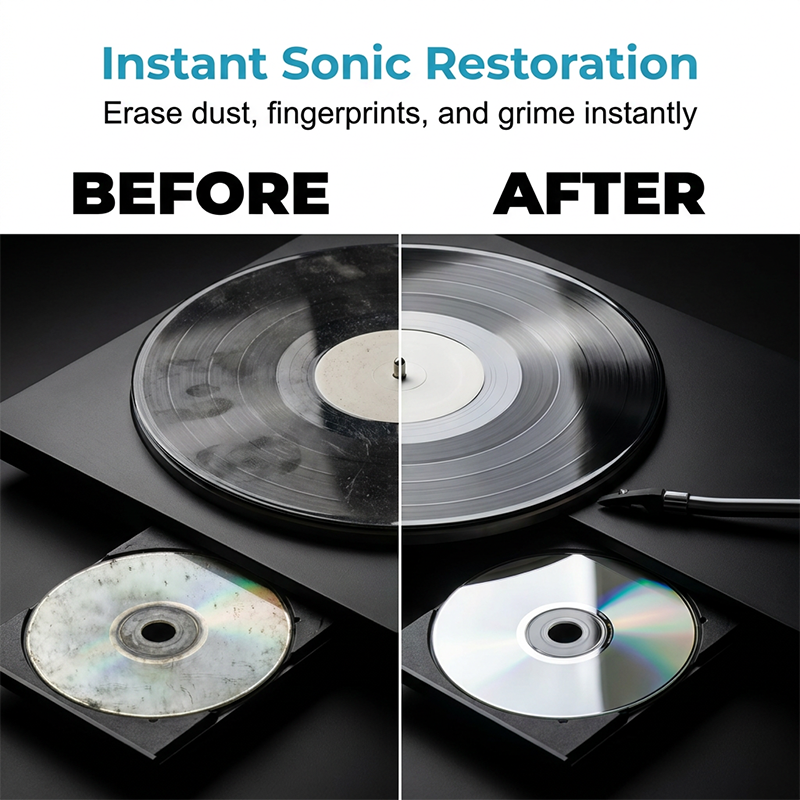 🎵 50% korting op professionele vinylreiniger – verwijdert stof en vingerafdrukken, herstelt helder geluid zonder krassen.