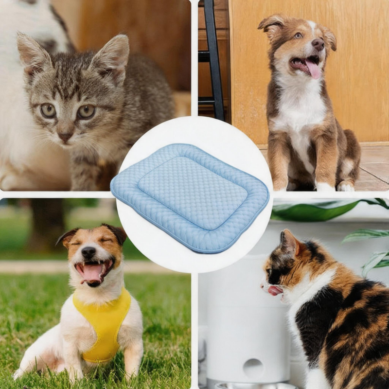 Ademende koelmat voor huisdieren voor de zomer