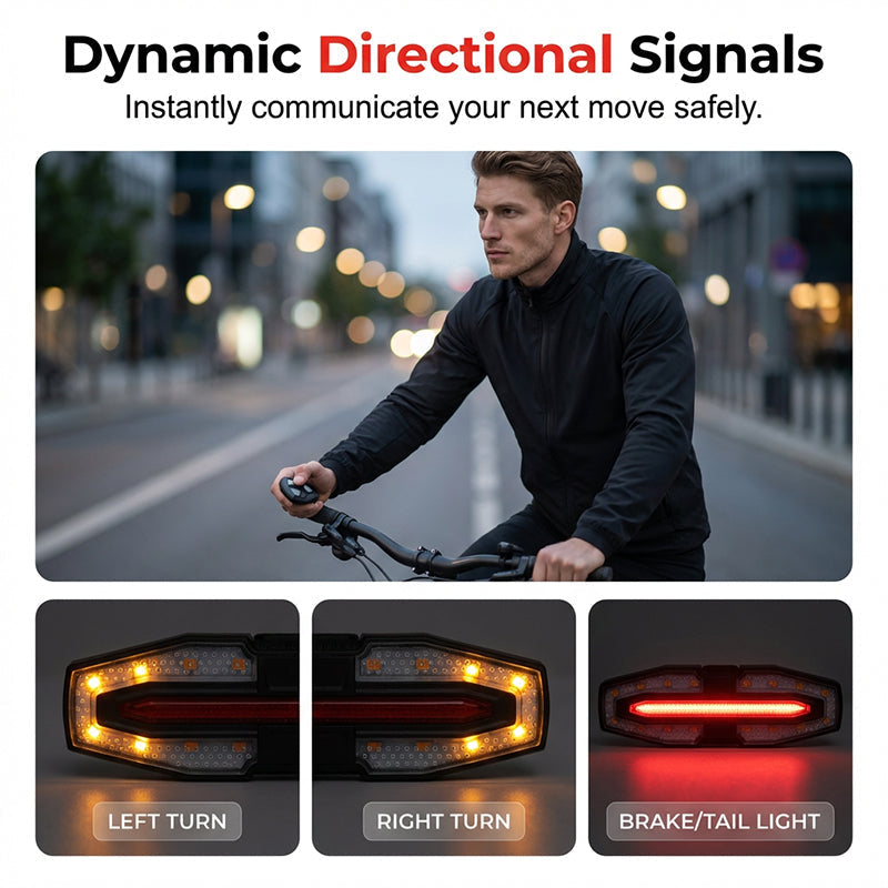 Achterlicht voor de fiets met clax