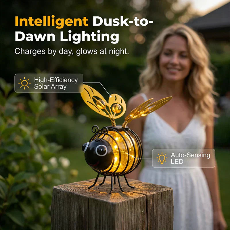 🐝 Hangende bijenlamp op zonne-energie voor buiten – Het perfecte cadeau voor moeders die van planten houden, of eigenlijk voor iedereen die je een glimlach bezorgt❤️