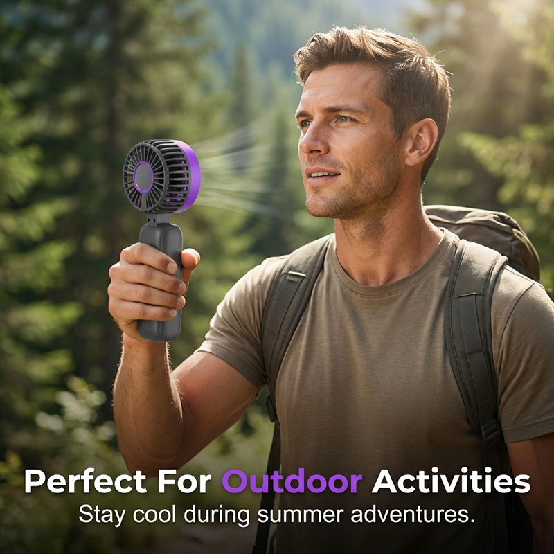 🌀💨 BLIKSEMAANBIEDING: 50% KORTING! Draagbare 3-in-1-ventilator – halfgeleiderkoeling, 100 snelheden, 12 uur batterijduur, compact, 4 kleuren, perfect voor kamperen en reizen 🔋