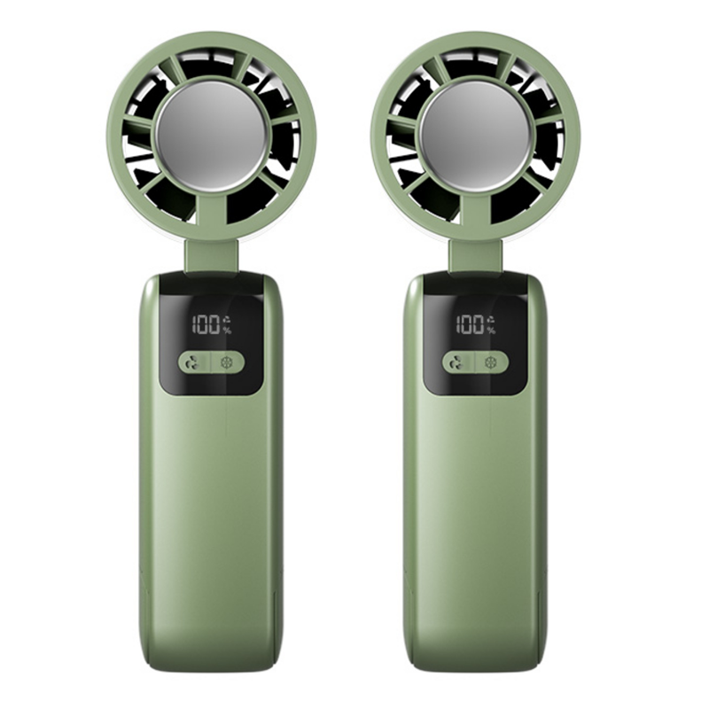 🌀💨 BLIKSEMAANBIEDING: 50% KORTING! Draagbare 3-in-1-ventilator – halfgeleiderkoeling, 100 snelheden, 12 uur batterijduur, compact, 4 kleuren, perfect voor kamperen en reizen 🔋