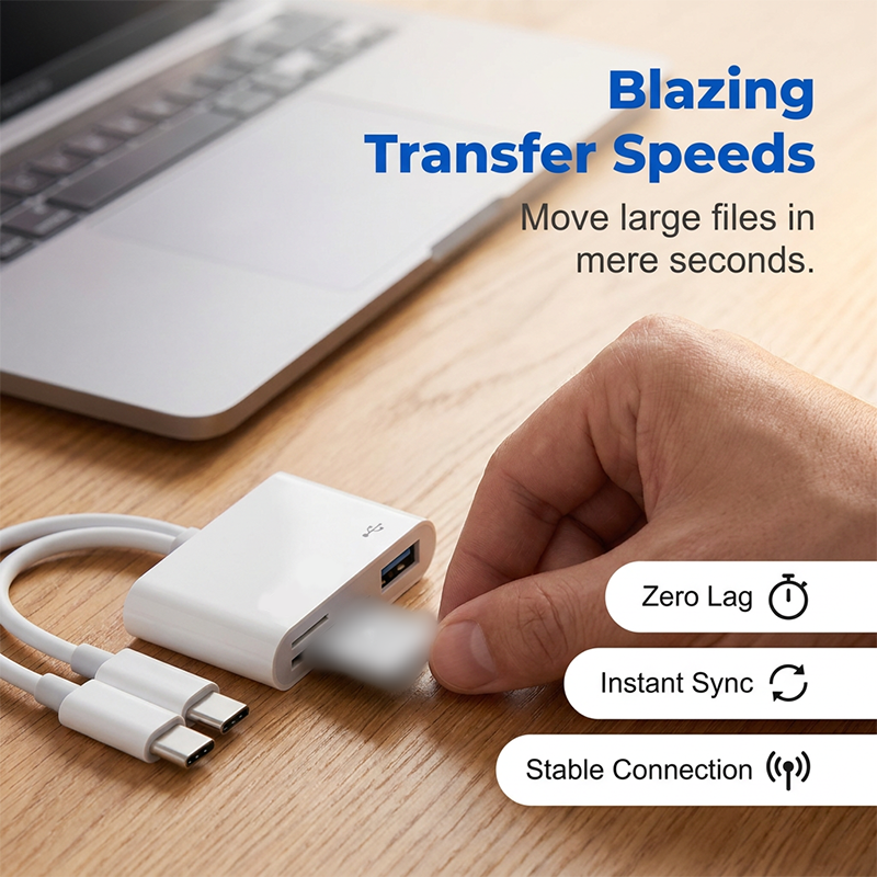 💾 50% korting! 5-in-1 kaartlezer – Type-C & 8-pins, plug & play, tot 1 TB. Snel bestanden overzetten tussen telefoon, tablet & laptop! ✨🔄