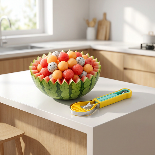 Multi-Functionele Fruitlepel & Meloenbolletjesset