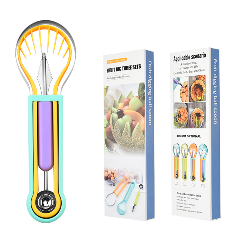Multi-Functionele Fruitlepel & Meloenbolletjesset
