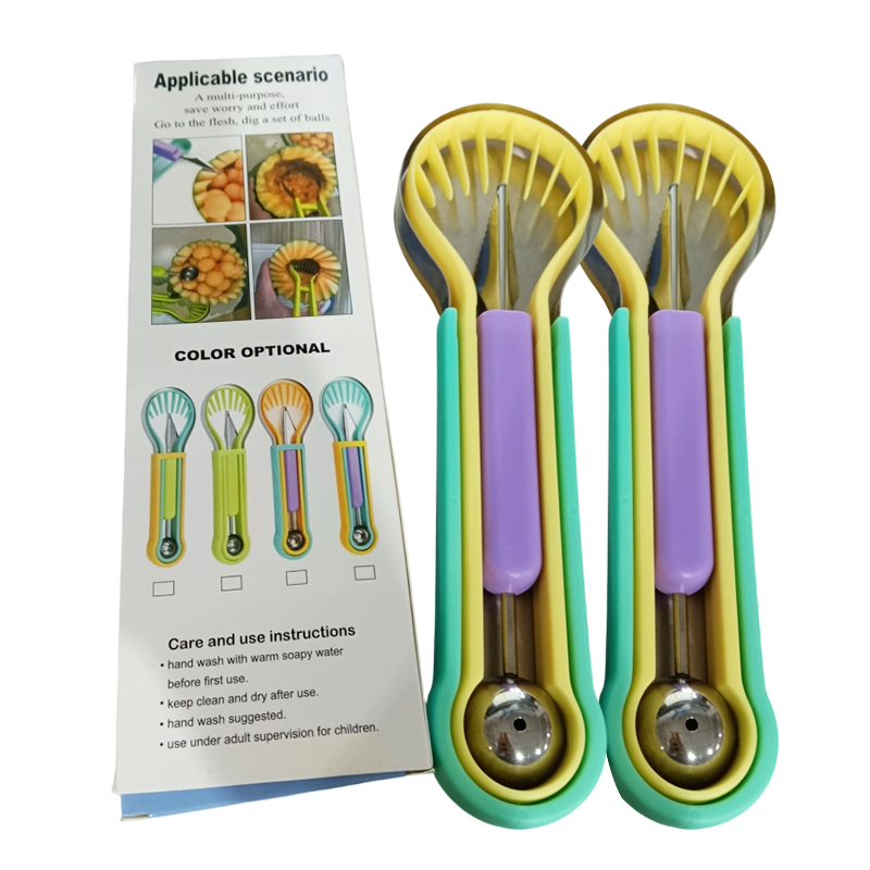 Multi-Functionele Fruitlepel & Meloenbolletjesset
