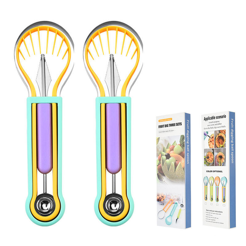 Multi-Functionele Fruitlepel & Meloenbolletjesset