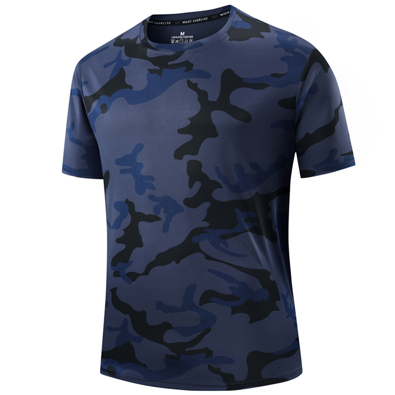 🔥 Laatste dag! 50% korting op heren Quick Dry Camouflage sport-T-shirt 🌿 Ademend en licht, ideaal voor fitness, outdooractiviteiten en dagelijks gebruik