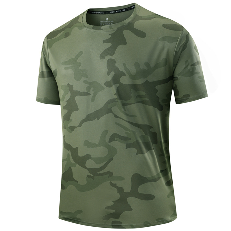 🔥 Laatste dag! 50% korting op heren Quick Dry Camouflage sport-T-shirt 🌿 Ademend en licht, ideaal voor fitness, outdooractiviteiten en dagelijks gebruik