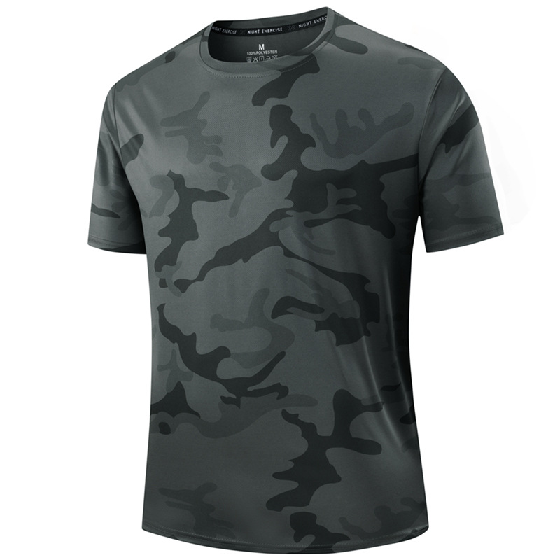 🔥 Laatste dag! 50% korting op heren Quick Dry Camouflage sport-T-shirt 🌿 Ademend en licht, ideaal voor fitness, outdooractiviteiten en dagelijks gebruik