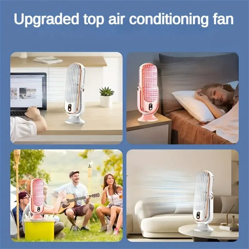 💧❄️ 50% KORTING! Stop met die hetelucht-ventilator die alleen stof verplaatst! Deze stille tafelventilator met ingebouwd waterkoelsysteem blaast écht koude lucht – 5 snelheden, fluisterzacht, en je slaapt eindelijk door de hitte heen!