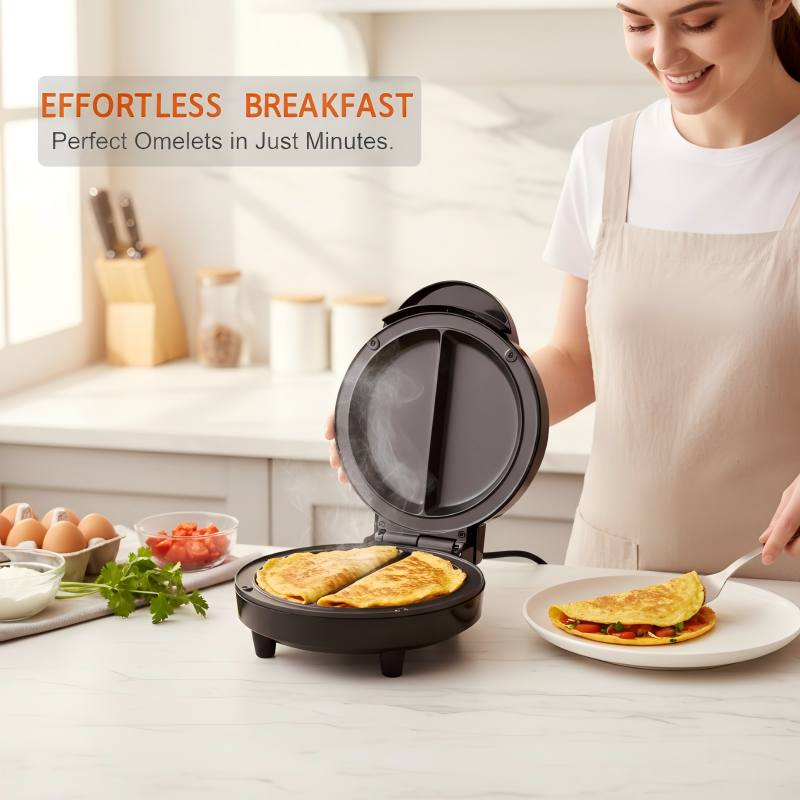 🍳 50% korting! Elektrische ontbijtplaat – antiaanbaklaag en gelijkmatige verhitting, perfect voor pannenkoeken en eieren.