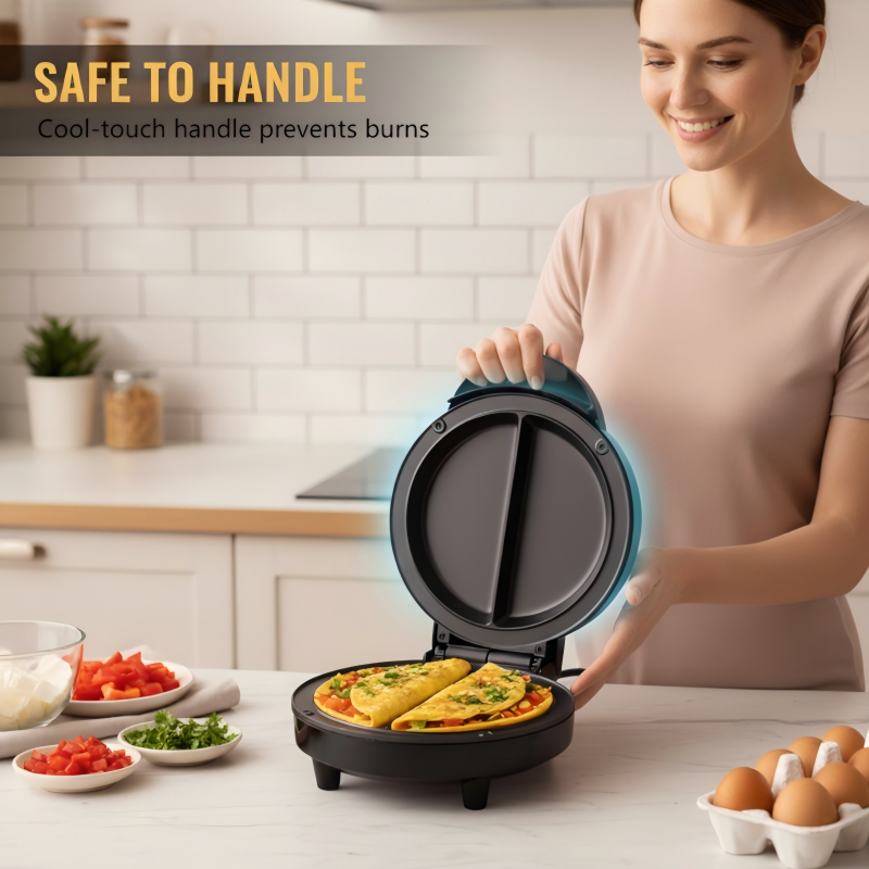 🍳 50% korting! Elektrische ontbijtplaat – antiaanbaklaag en gelijkmatige verhitting, perfect voor pannenkoeken en eieren.