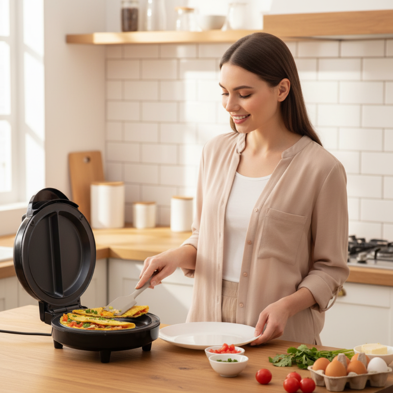 🍳 50% korting! Elektrische ontbijtplaat – antiaanbaklaag en gelijkmatige verhitting, perfect voor pannenkoeken en eieren.