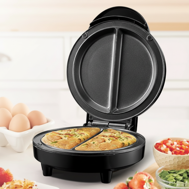 🍳 50% korting! Elektrische ontbijtplaat – antiaanbaklaag en gelijkmatige verhitting, perfect voor pannenkoeken en eieren.