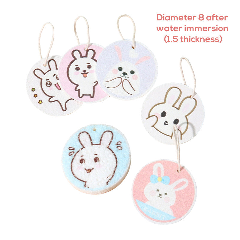 Natuurlijke Houtpulp Spons Schattig Dieren Cartoon Afwaspad