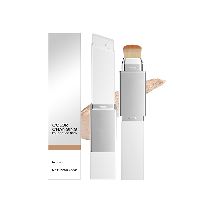 2-in-1 foundationstick die van kleur verandert