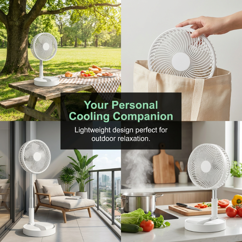🌬️❄️Draagbare multifunctionele telescopische vloerventilator – Blijf overal koel✨