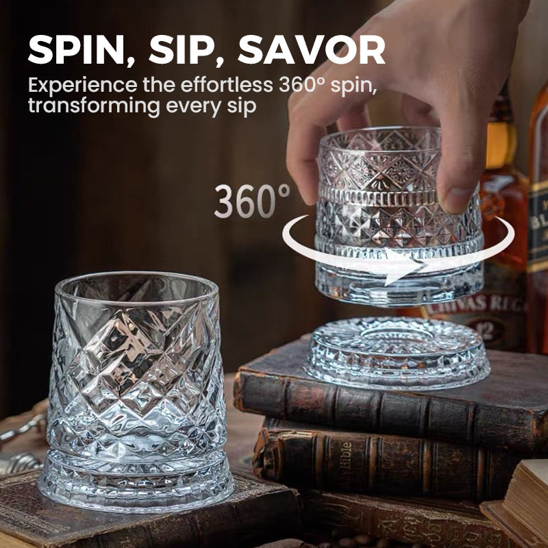 360° Draaibaar Whiskyglas