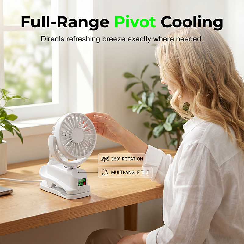USB-oplaadbare persoonlijke ventilator