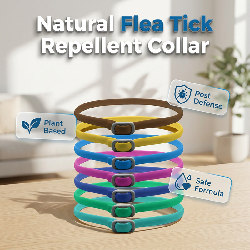 🌱🛡️ 50% KORTING! Stop met het smeren van giftige pipetjes in de nek van je trouwe vriend! Deze plantaardige halsband met pure etherische oliën beschermt 8 maanden lang tegen vlooien, teken en muggen – zachter dan een aai, sterker dan chemicaliën!
