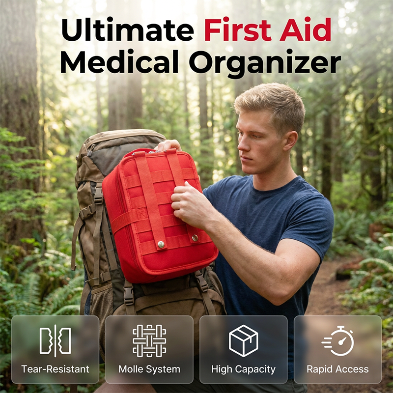 🏥 Oxford-stoffen medische organizer – houd al uw EHBO-benodigdheden overzichtelijk en binnen handbereik! ✨