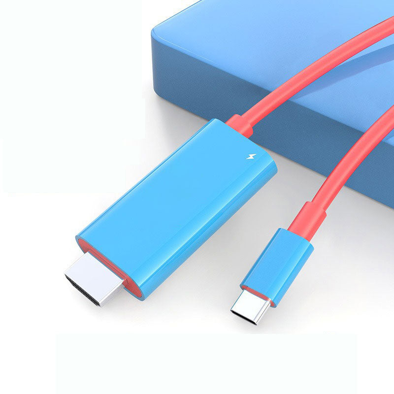 📱 Switch-scherm te klein? 🎮 Sluit hem aan op de TV met deze USB-C naar HDMI kabel – speel op GROOT scherm! 🖥️✨