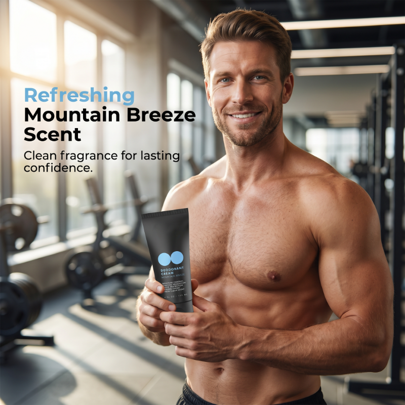 🧴 50% korting op sneldrogende deodorantcrème – 48u bescherming, voorkomt geur en zweet, zonder plakkerig gevoel.