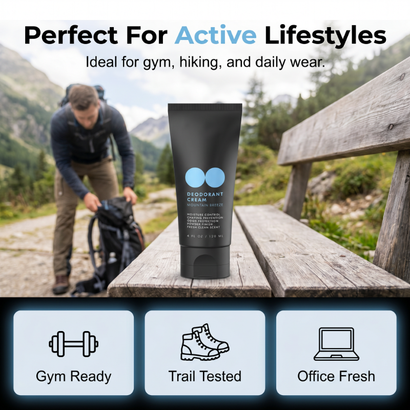 🧴 50% korting op sneldrogende deodorantcrème – 48u bescherming, voorkomt geur en zweet, zonder plakkerig gevoel.