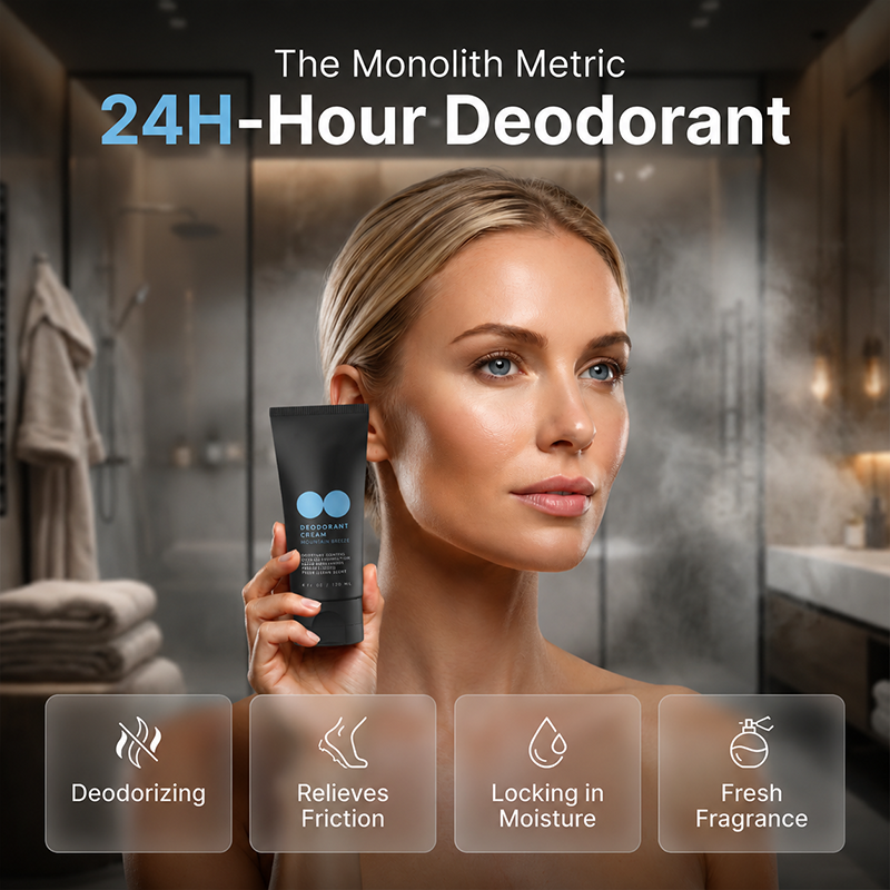 🧴 50% korting op sneldrogende deodorantcrème – 48u bescherming, voorkomt geur en zweet, zonder plakkerig gevoel.