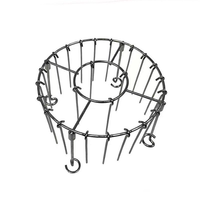 Ronde Roestvrijstalen Ovengrill Met Spiesen – Perfect Voor Gyros, Kebab & Vlees