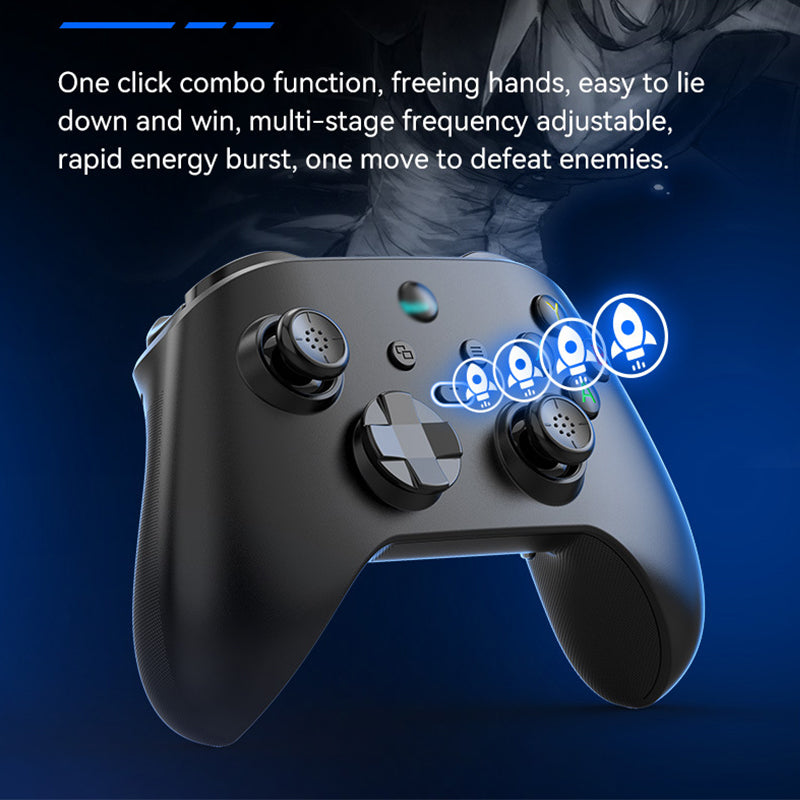 💥【LIMITED TIME 50% OFF】🔥 Multiplatform Bluetooth Controller | PC/Switch/Android/iOS | Ergonomisch Ontwerp | 400mAh Batterij | Zwart/Grijs