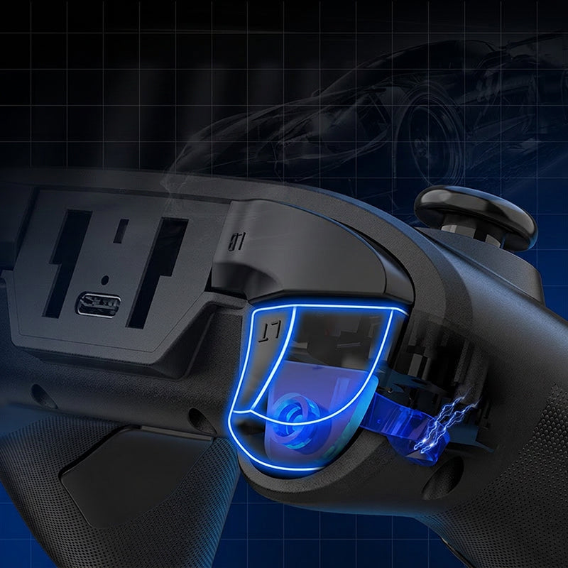 💥【LIMITED TIME 50% OFF】🔥 Multiplatform Bluetooth Controller | PC/Switch/Android/iOS | Ergonomisch Ontwerp | 400mAh Batterij | Zwart/Grijs