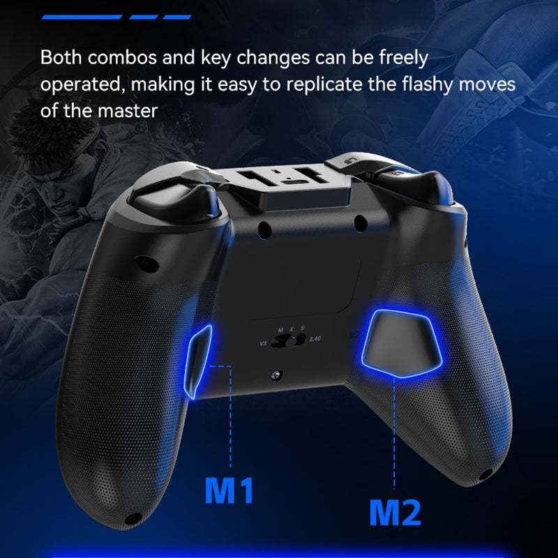 💥【LIMITED TIME 50% OFF】🔥 Multiplatform Bluetooth Controller | PC/Switch/Android/iOS | Ergonomisch Ontwerp | 400mAh Batterij | Zwart/Grijs